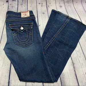 Size 30 true religion flare leg jeans